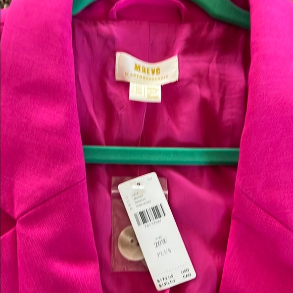 Anthropology Maeve by Anthropologie Pink Blazer Size 20w - Picture 3 of 4